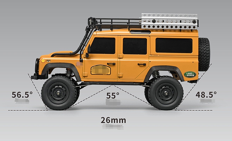 MN MODEL MN111 RC CAR size