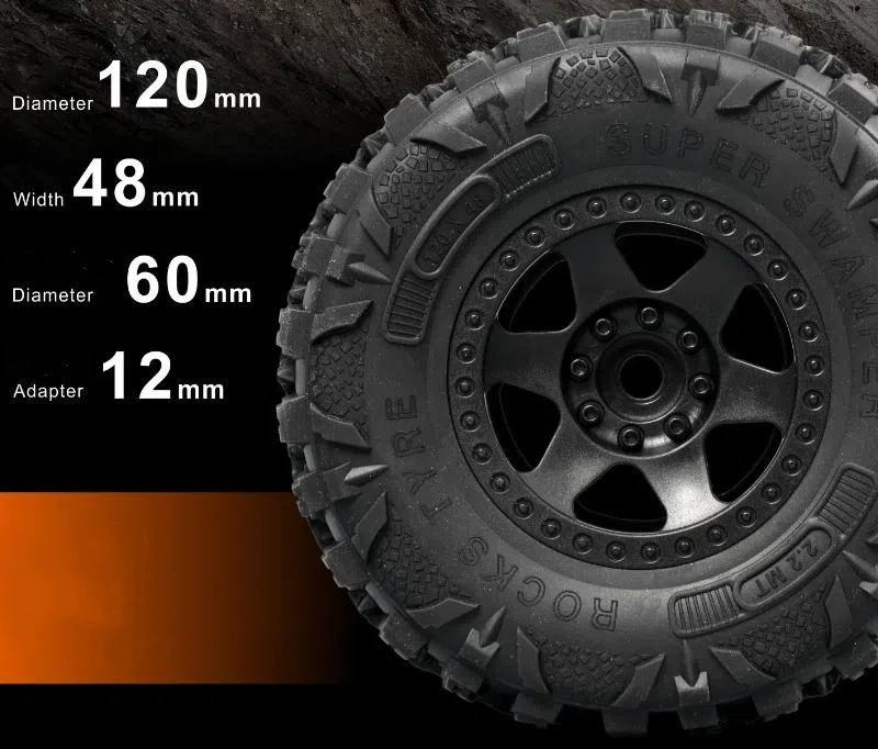 mn222 rc car  wheel